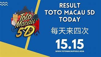 Live Draw Toto Macau 5D Hari Ini Tercepat 2023